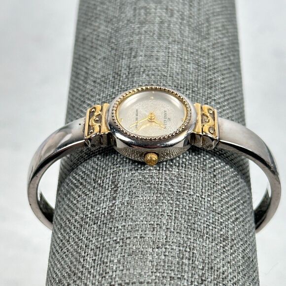 Anne Klein Watch Womens 22mm Filigree Dial Two Tone Quartz Elegant New Battery - Picture 5 of 16